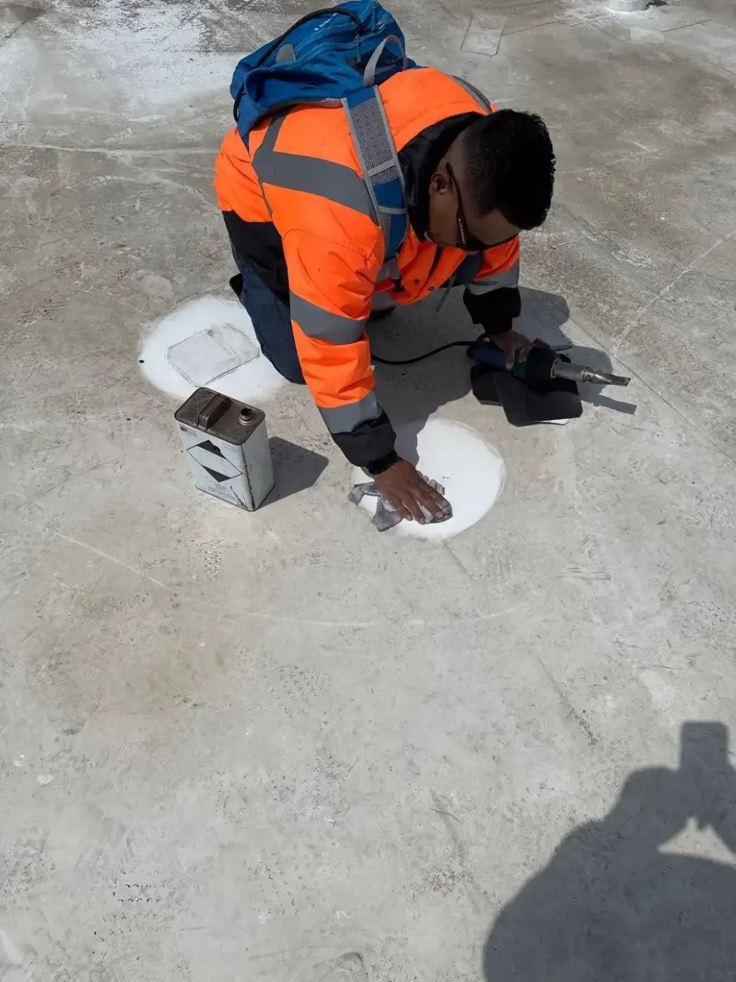 Membrane repair completed in Whitestown