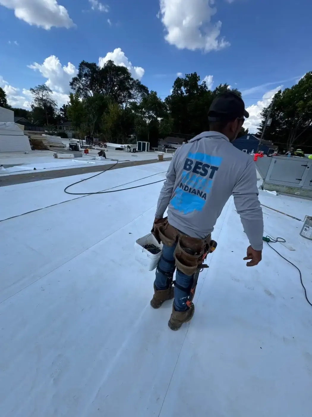 Membrane repair completed in Whitestown